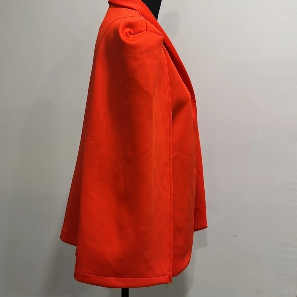🔵 Women's Red Cape Blazer Size S/M